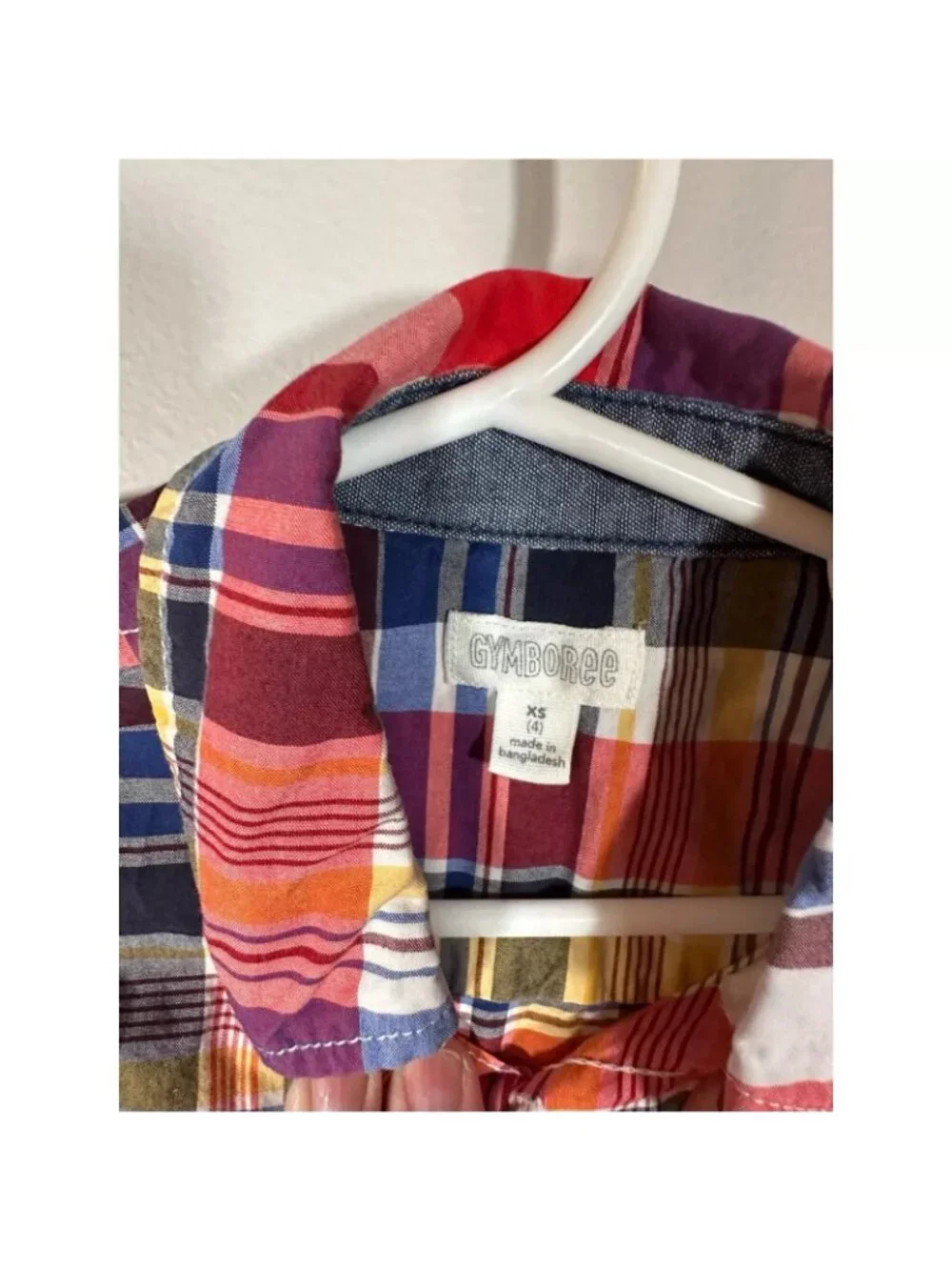 Lot of 2 Gymboree Sweater Shirt Boy 4 XS Black Red Plaid Snowflake Long Sleeve